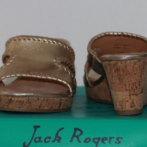 Jack Rogers Platinum Sloane Mid Wedge - Picture 3 of 4
